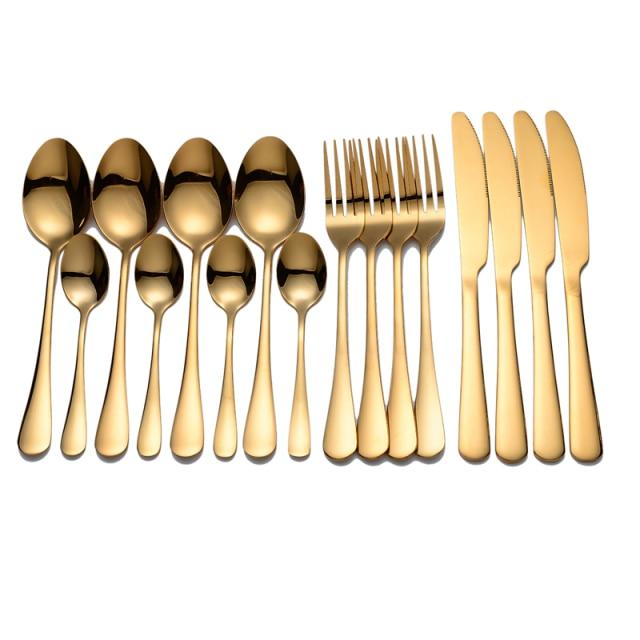 16 Pcs Stylish Stainless Steel Cutlery Set