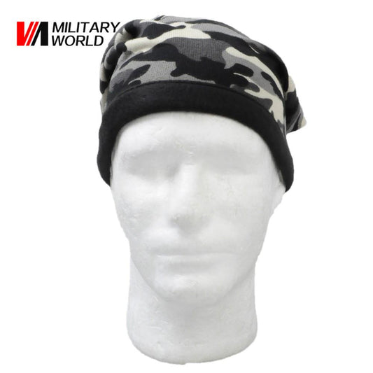 Tactical 3 in 1 Camo Hat /Face Mask/ Scarf - Indigo-Temple
