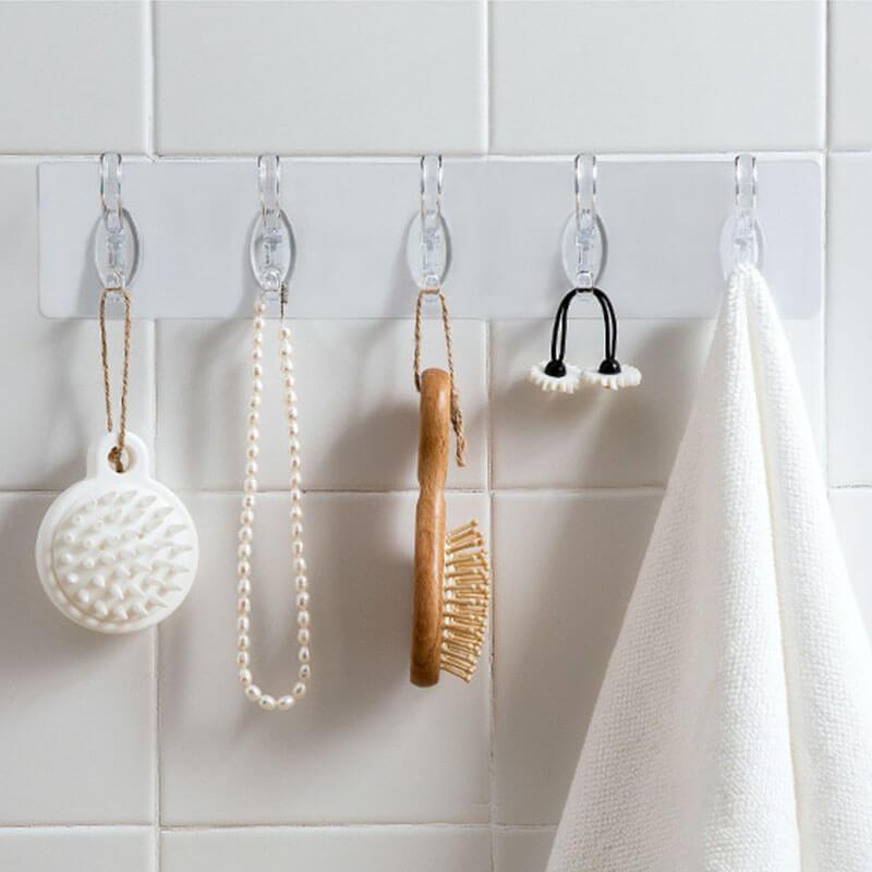 Seamless Drill-Free Hooks Plate Sticker