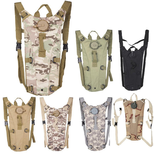 Tactical Water Bladder Bag Backpack - Indigo-Temple