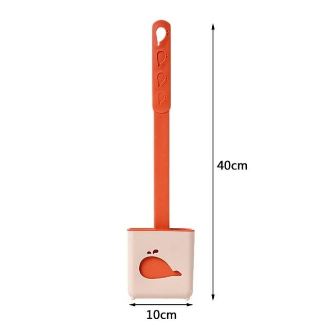 Wall Hanging Smart Silicone Toilet Brush