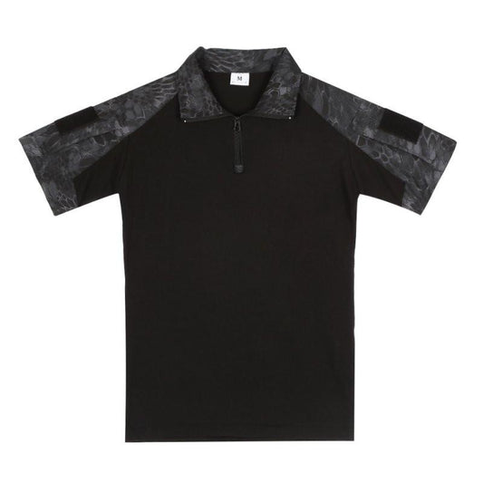 Tactical Short Sleeve Polo Shirt (6 colors) - Indigo-Temple