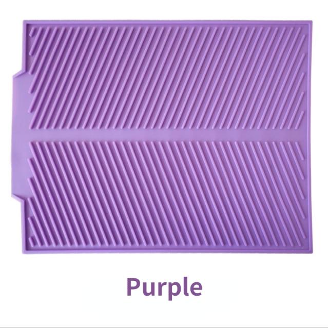 Silicone Dish Drying & Draining Heat Resistant Mat