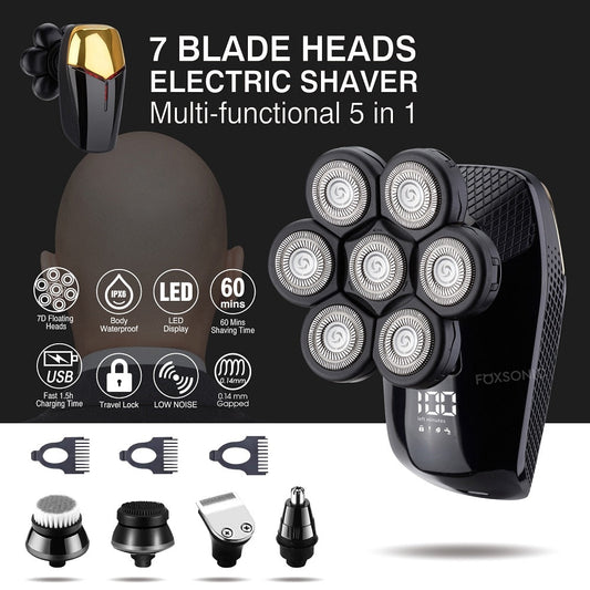 FOXSONIC™ Multifunctional 7 Blades Shaver