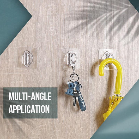 Multifunctional Self Adhesive Round Hooks (4pcs)