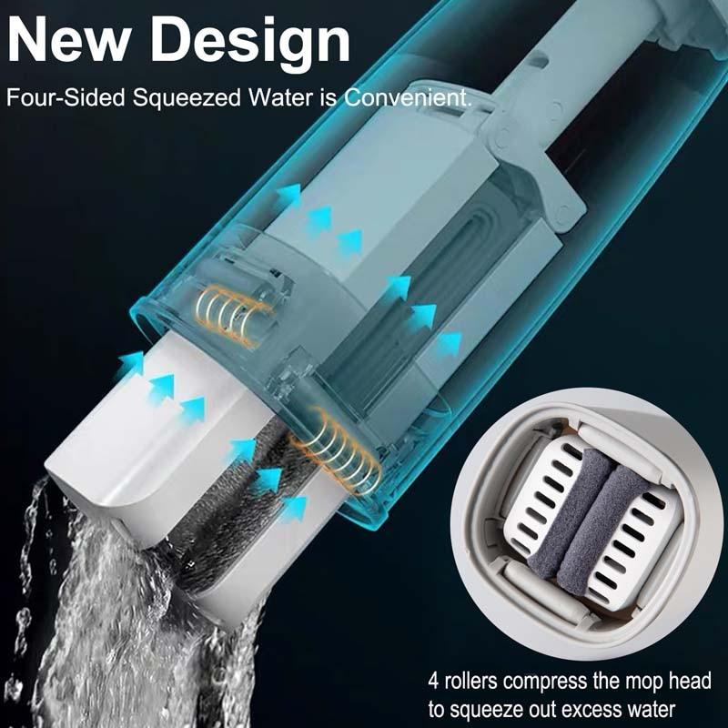 Automatic Self-Wringing PVA Sponge Mop