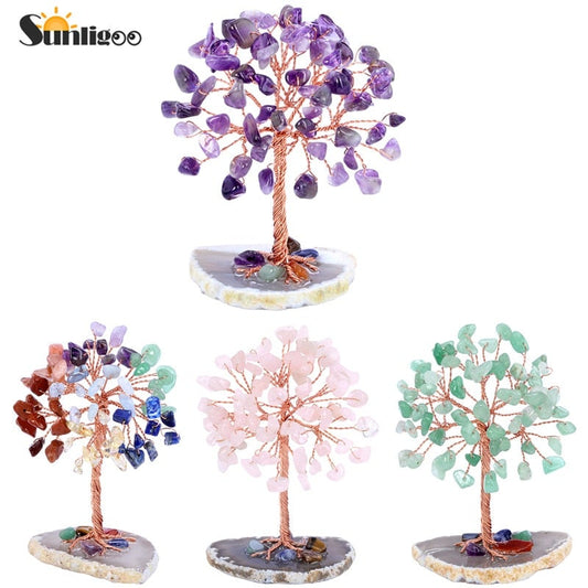Natural Crystal Feng Shui Money Tree