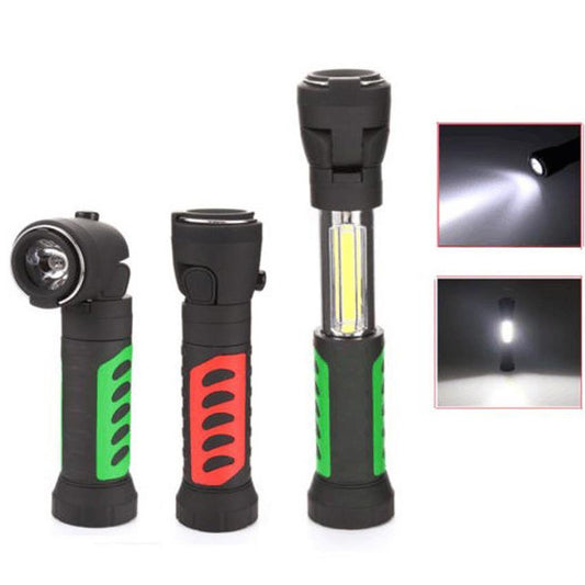 3 in 1 Stretchable 10W COB LED Torch With Strong Magnet - Indigo-Temple