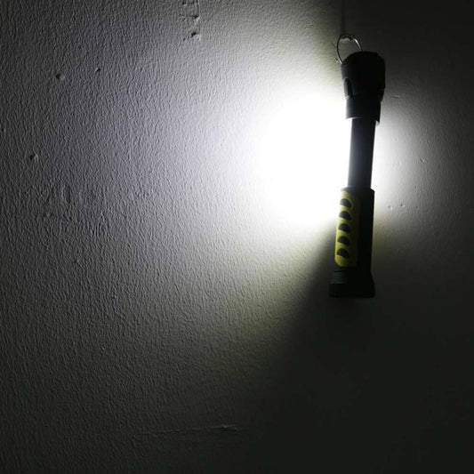 3 in 1 Stretchable 10W COB LED Torch With Strong Magnet - Indigo-Temple
