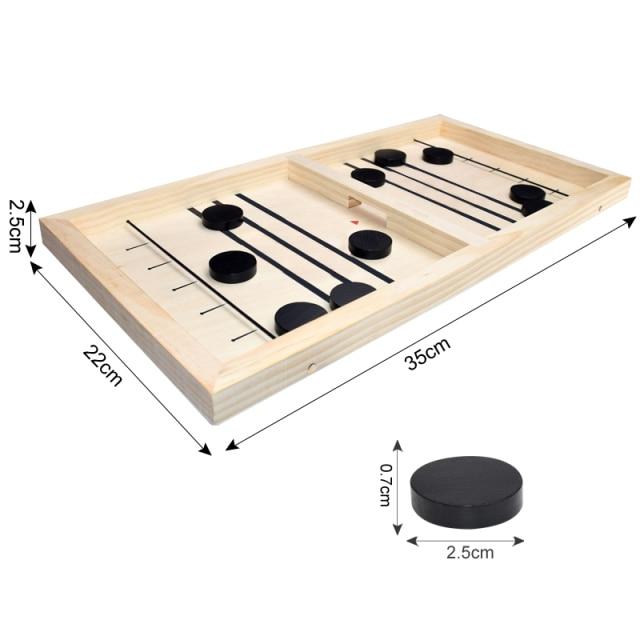 Fast-Sling™ Table Hockey Board Game