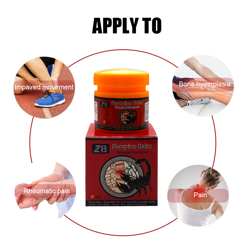 Pain-Relief Scorpion Balm Ointment