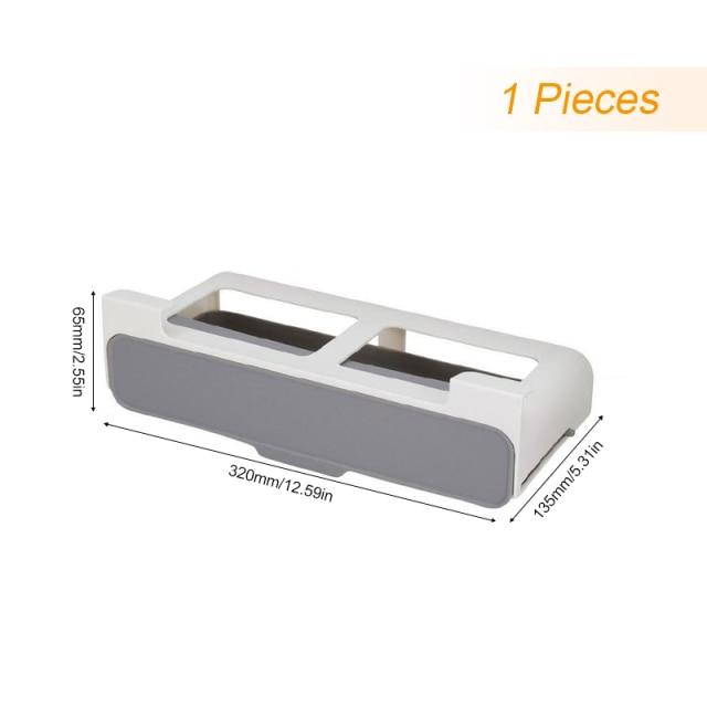 Self-adhesive Hidden Spice Organizer Drawer