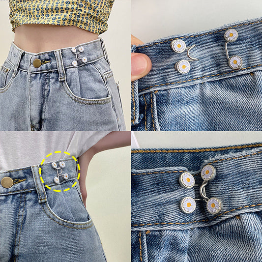 Belt-free Waist Buckle Snap Clips
