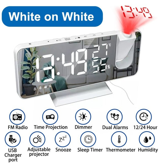 Multifunctional Projection Radio Alarm Clock