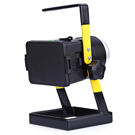 Rechargeable 3 Mode Zoomable 10W LED Floodlight - Indigo-Temple