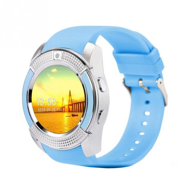 V8 Bluetooth Smartwatch For Android - Indigo-Temple