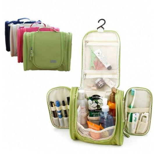Deluxe Toiletry Travel Pouch - Indigo-Temple