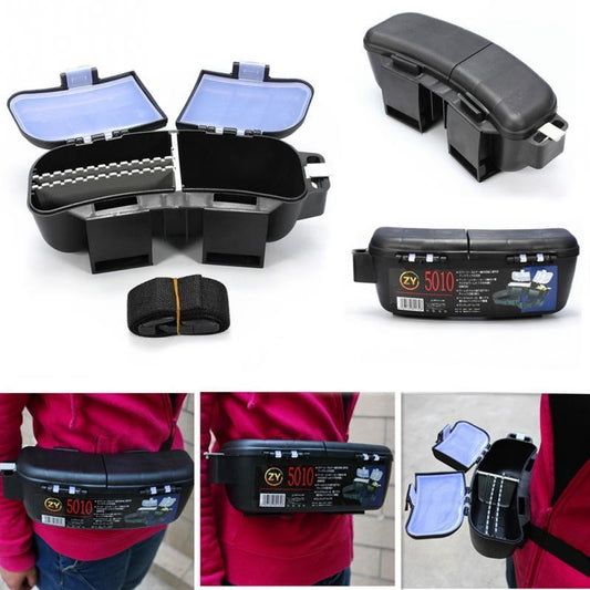 Waist Belt Fishing Tackle Storage Box - Indigo-Temple