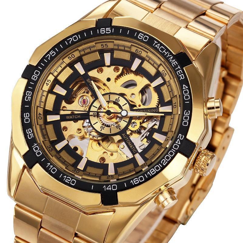 Skeleton - Mechanical Watch - Indigo-Temple