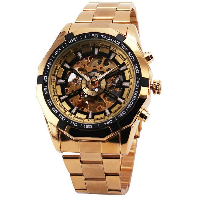 Skeleton - Mechanical Watch - Indigo-Temple