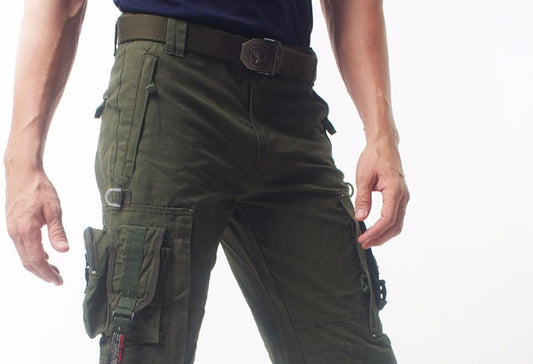 CARGOMASTER™ Tactical Multi-Pockets Pants - Indigo-Temple