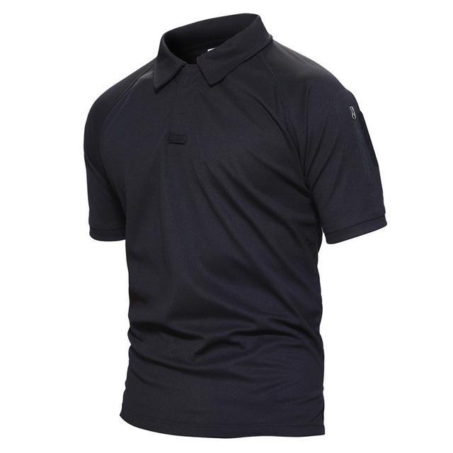 TACVASEN Sleeve Pocket Tactical Polo - Indigo-Temple