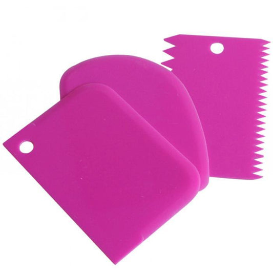 3Pcs Cake Decorating Tools (Ranodm Color) - Indigo-Temple