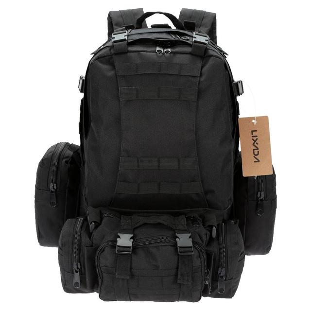 3 in 1 Military Tactical Molle Backpack - Indigo-Temple