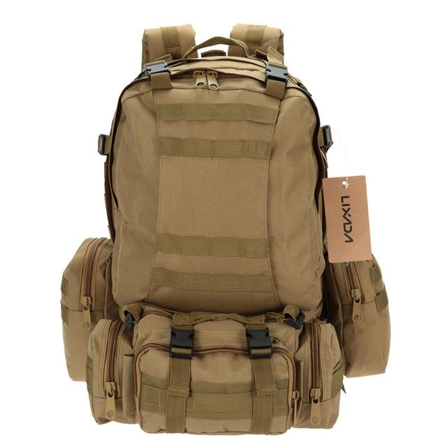 3 in 1 Military Tactical Molle Backpack - Indigo-Temple