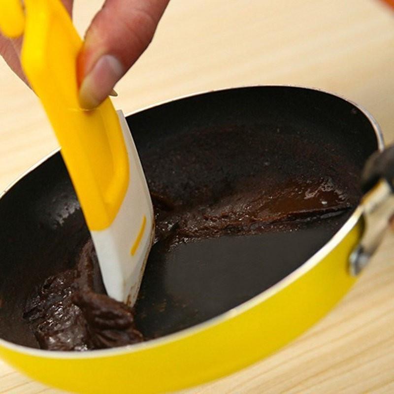 Pan Cleaning Silicone Scraper - Indigo-Temple