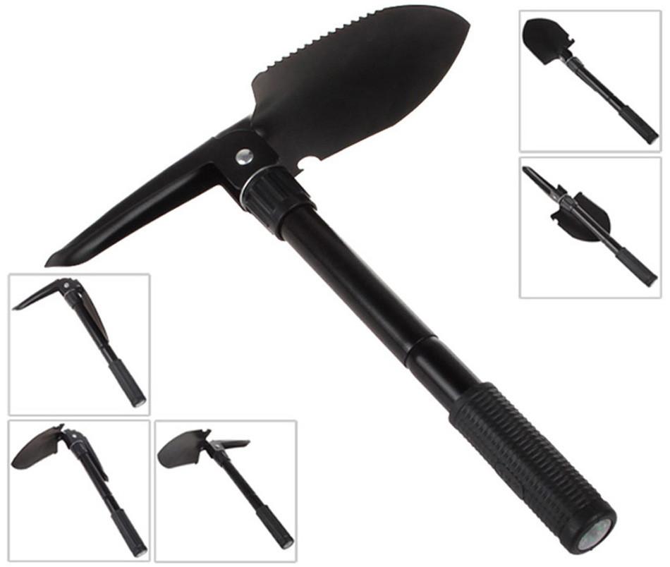 Mini Multi-functional Military Folding Shovel - Indigo-Temple