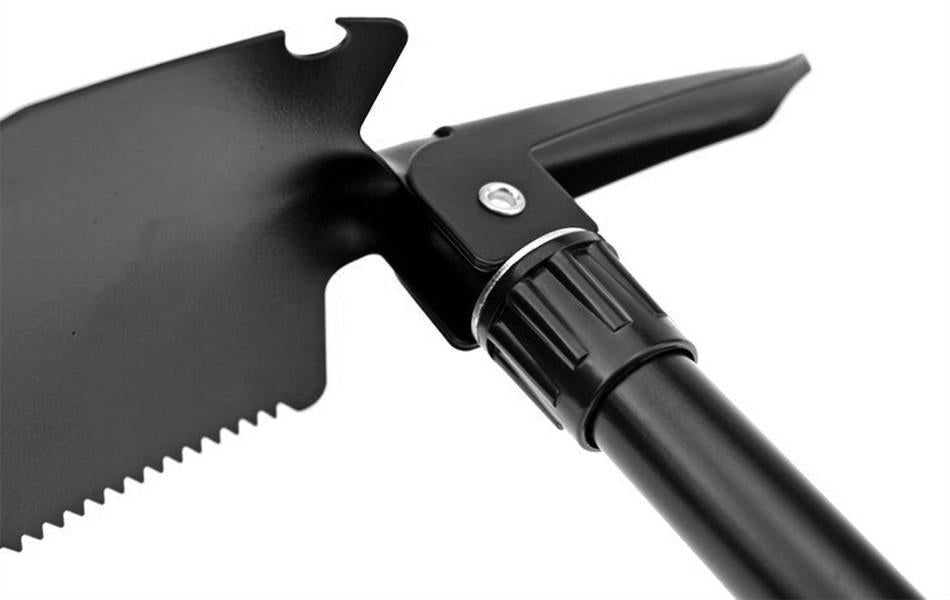 Mini Multi-functional Military Folding Shovel - Indigo-Temple