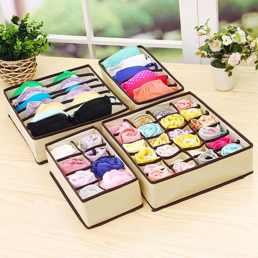 Closet Organizer 4pcs Set - Indigo-Temple
