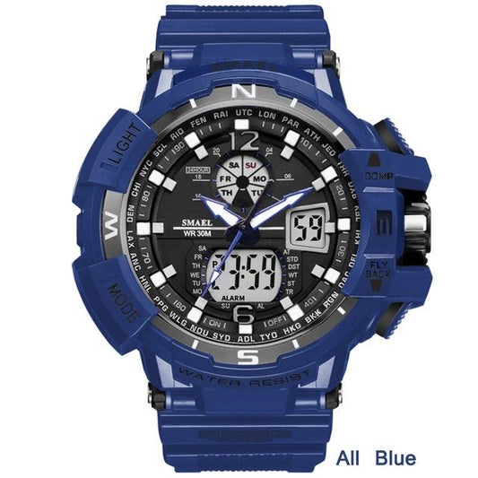 GP - 783 SMAEL™ Waterproof and Shockproof Military Watch - Indigo-Temple