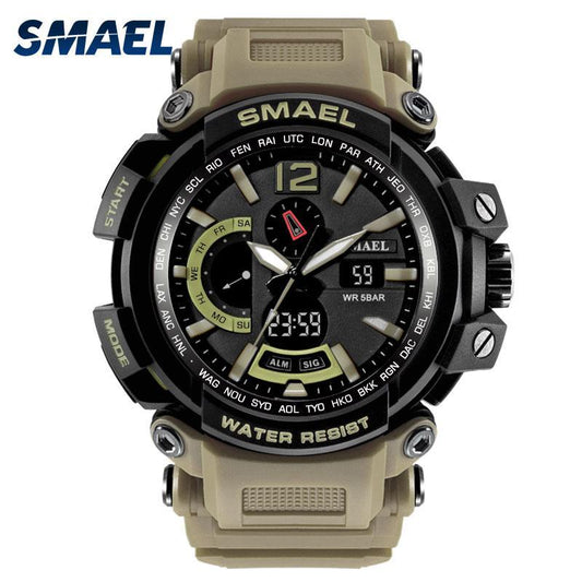 XI - 330 SMAEL™ Waterproof & Shockproof Tactical Watch - Indigo-Temple