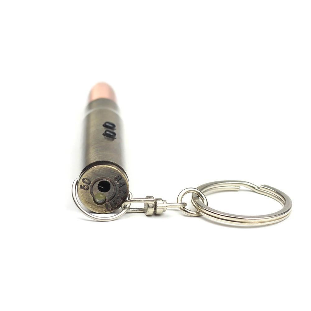 Mini 3 IN 1 LED Flashlight / Ball-point Pen/Red Laser /Key Chain - Indigo-Temple