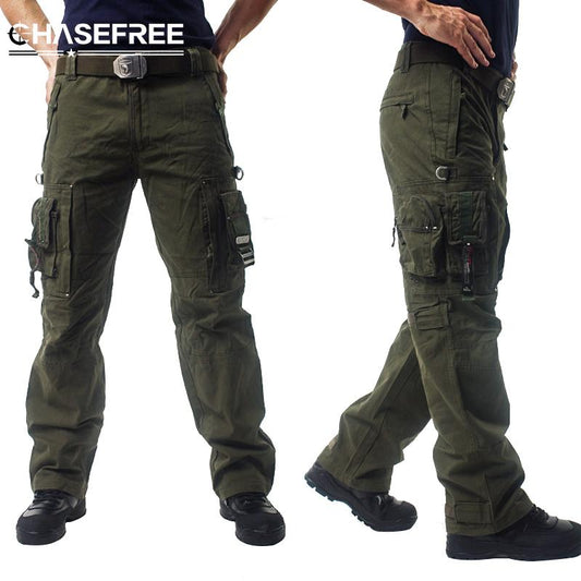 CARGOMASTER™ Tactical Multi-Pockets Pants - Indigo-Temple
