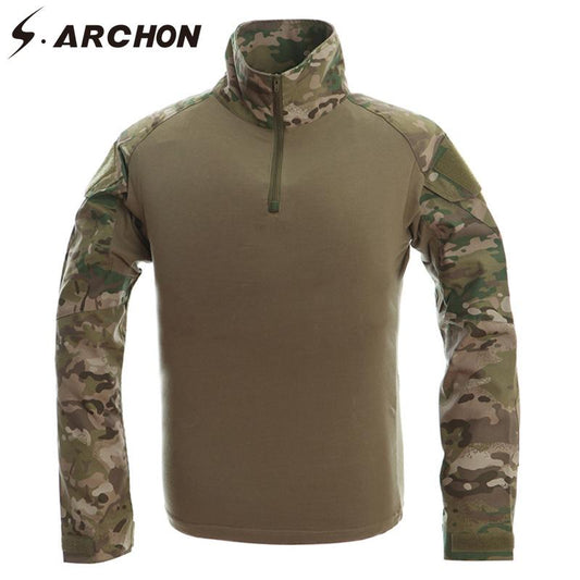 US Army Military Combat Shirt - Indigo-Temple