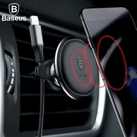 Baseus Magnetic Phone Holder With Cable Clip - Indigo-Temple
