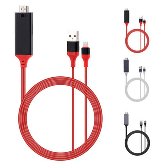 ITV ADAPTER CORD™ - Instant iOS-to-HDMI Streaming - Indigo-Temple