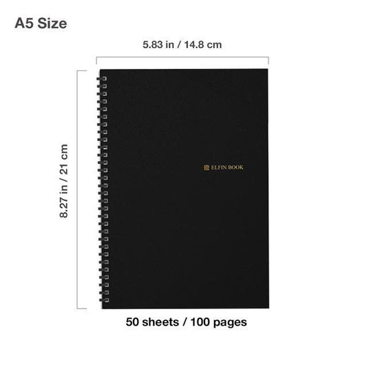 Smart Reusable Notebook - Indigo-Temple