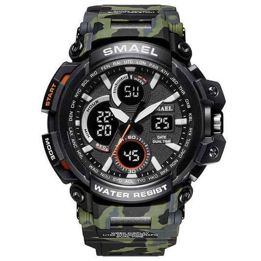 ZR - 670 SMAEL™ Lagoon Edition Waterproof & Shockproof Tactical Watches - Indigo-Temple