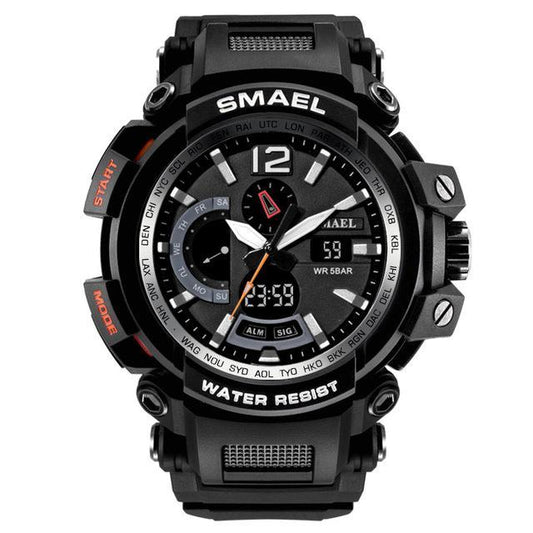 XI - 330 SMAEL™ Waterproof & Shockproof Tactical Watch - Indigo-Temple
