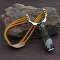Powerful Aluminum Alloy Slingshot+ additional rubber band - Indigo-Temple