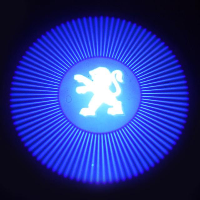 Car Door Led 3D Laser Logo Projector (2 pcs) - Indigo-Temple