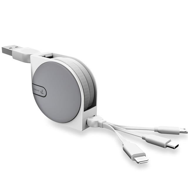 Universal Smart Device Three Way Plug & phone holder - Indigo-Temple