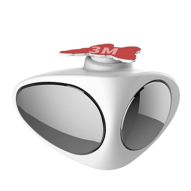 2In1 Car Safety 360 Blind spot Mirror (2pcs set left+right) ) - Indigo-Temple