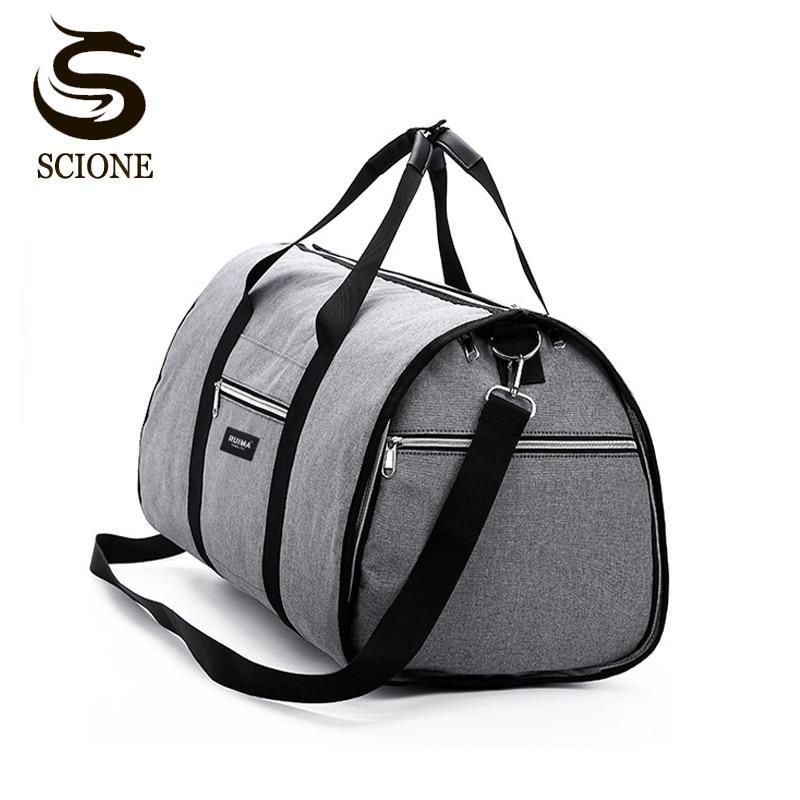 Shipmaster™ Convertible Anti-Wrinkle Travel Duffel Bag - Indigo-Temple