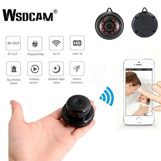 MINI WIFI 1080P IP Camera With Night Vision - Indigo-Temple