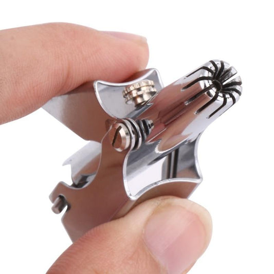 Portable Pain-free Nose Hair Trimmer - Indigo-Temple